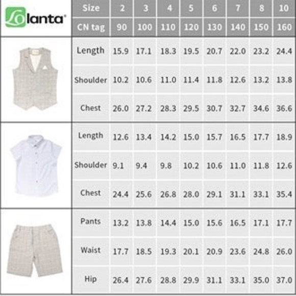 Lolanta Summer Boys Suit Vest Kids GREY - Picture 3 of 7